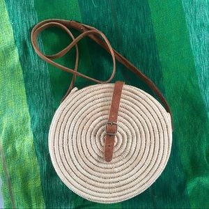 Brand New Raffia Purse